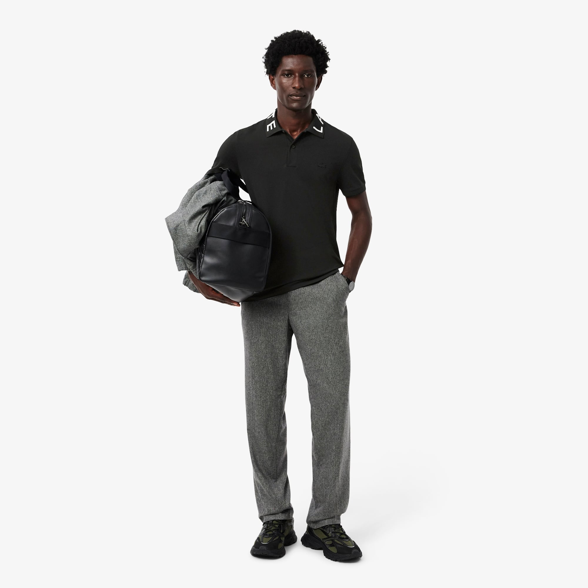 Áo Polo Lacoste Nam L.12.12 Ôm Dáng Chất Liệu Petit Piqué