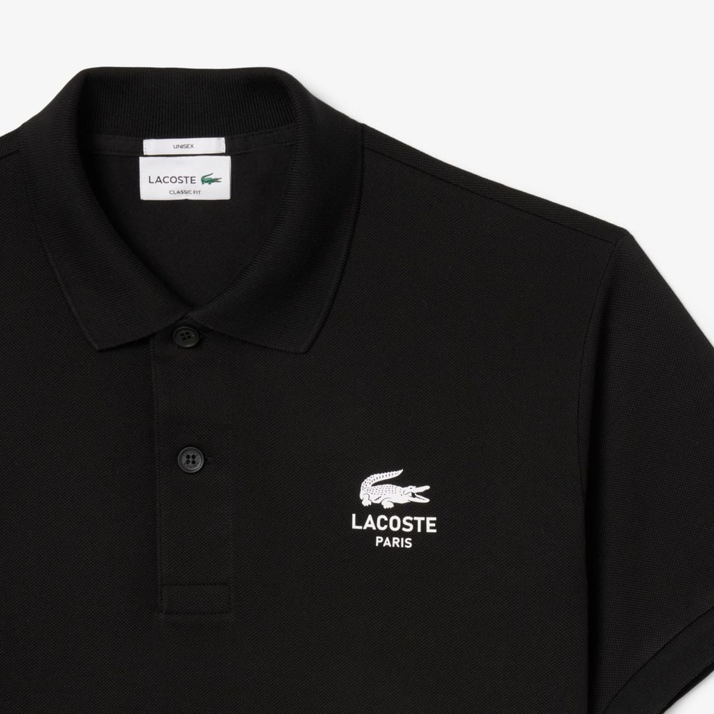Áo Polo Lacoste Unisex L.12.12 Dáng Cổ Điển Họa Tiết In