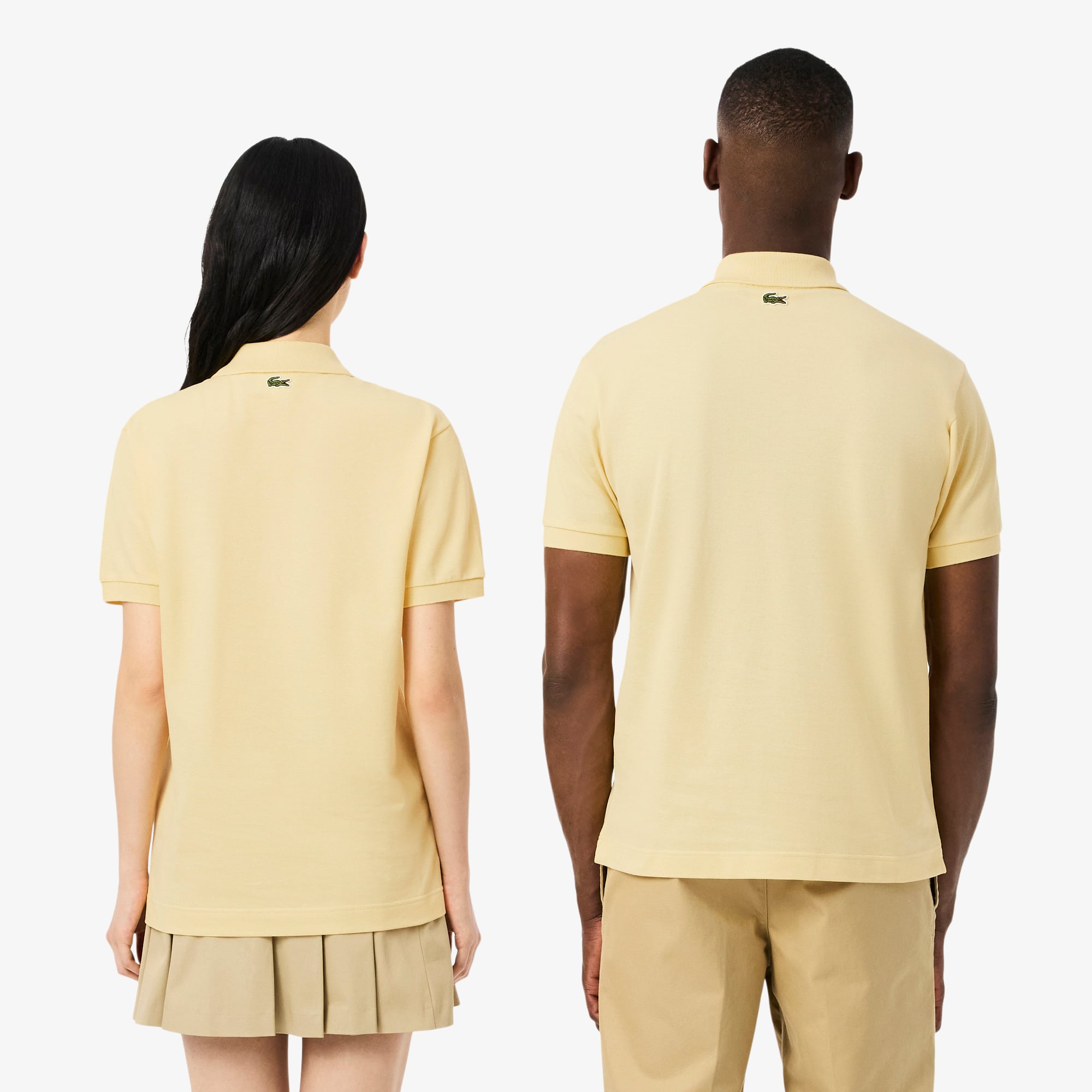 Áo Polo Lacoste Unisex L.12.12 Dáng Cổ Điển Họa Tiết In