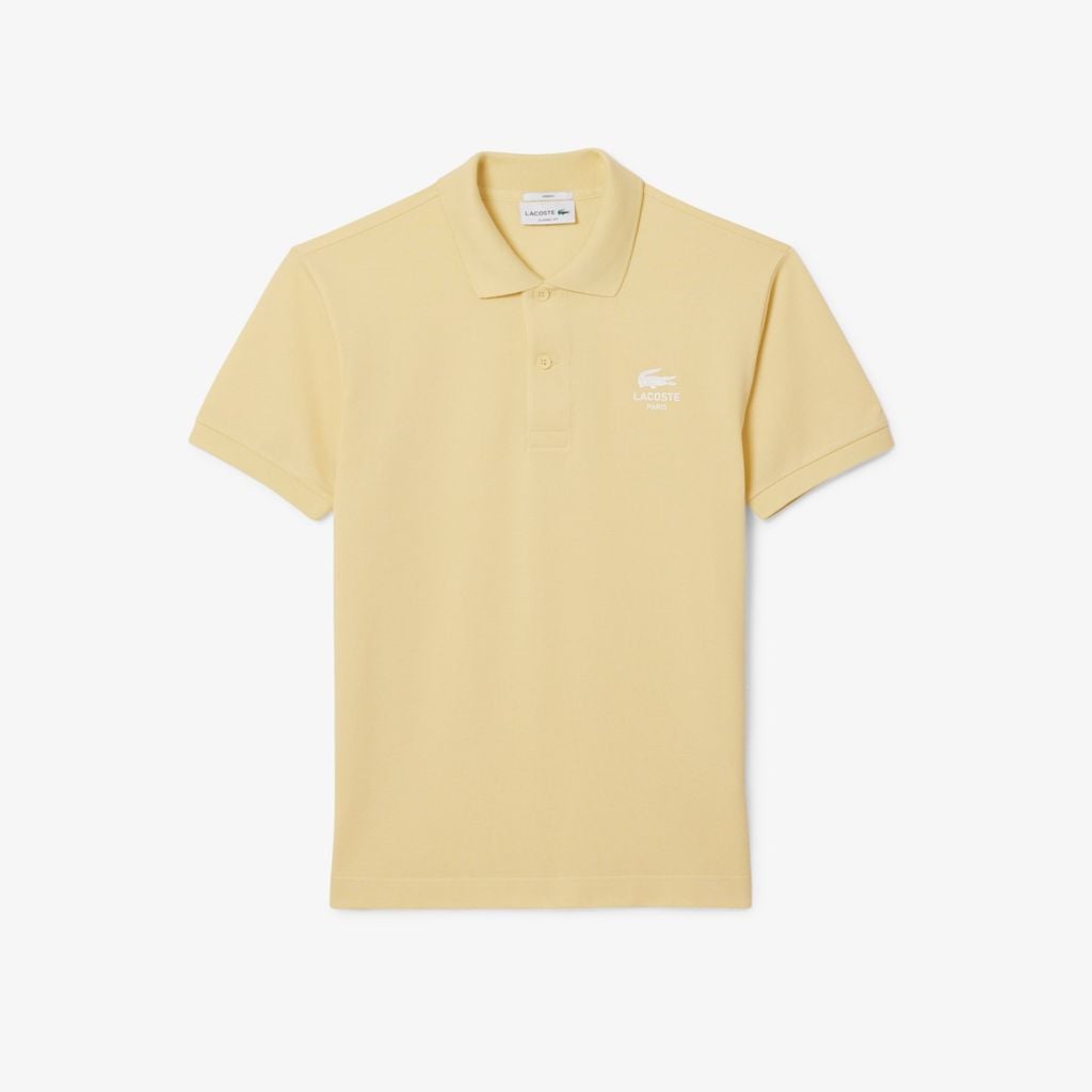 Áo Polo Lacoste Unisex L.12.12 Dáng Cổ Điển Họa Tiết In
