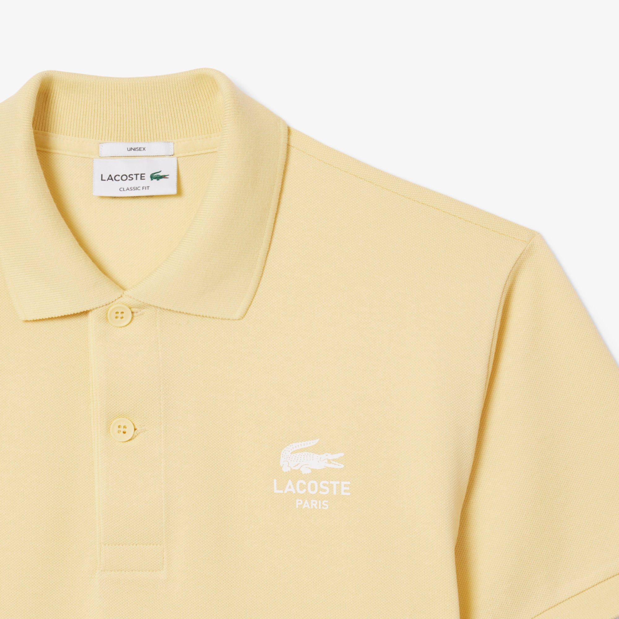 Áo Polo Lacoste Unisex L.12.12 Dáng Cổ Điển Họa Tiết In