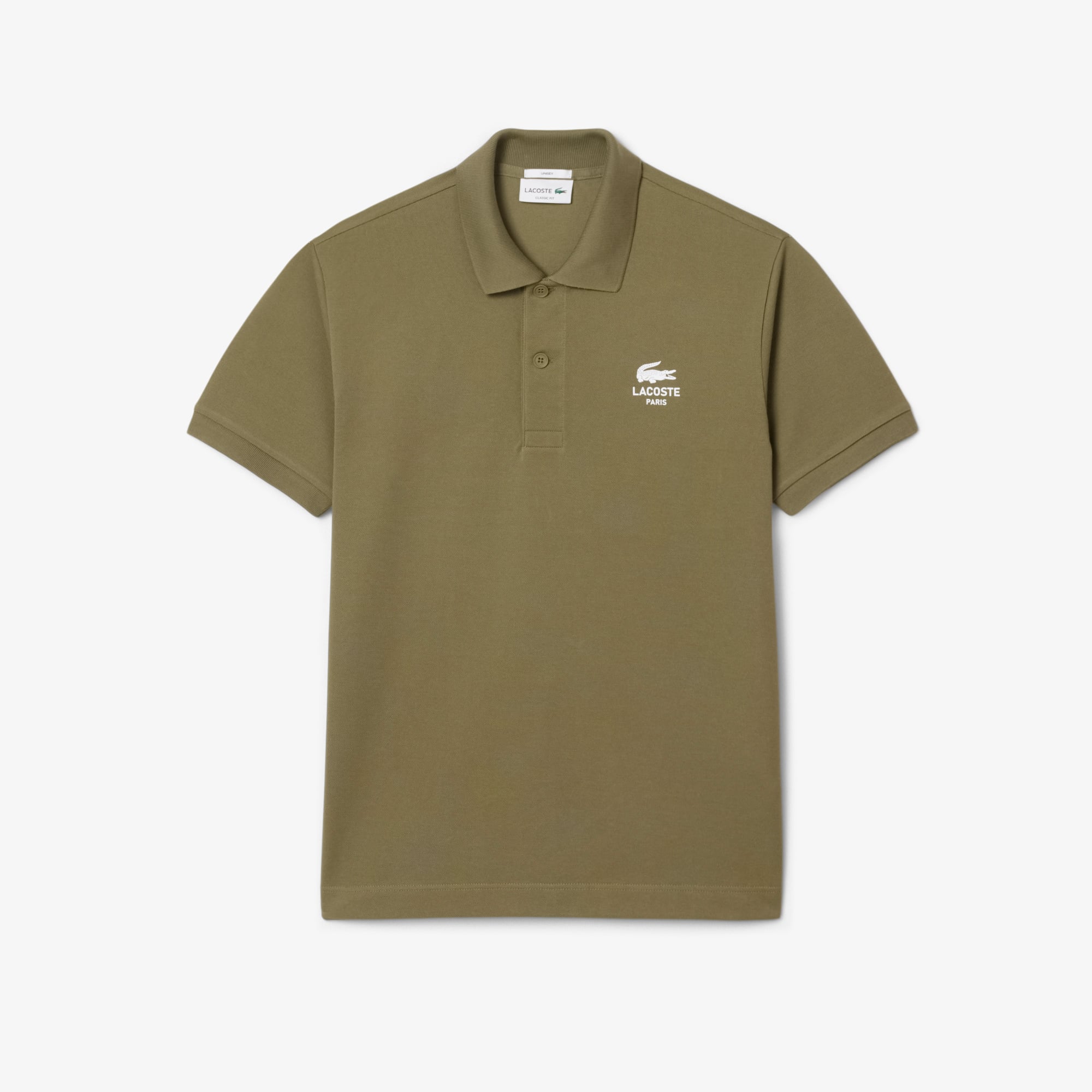 Áo Polo Lacoste Unisex L.12.12 Dáng Cổ Điển Họa Tiết In
