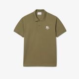 Áo Polo Lacoste Unisex L.12.12 Dáng Cổ Điển Họa Tiết In