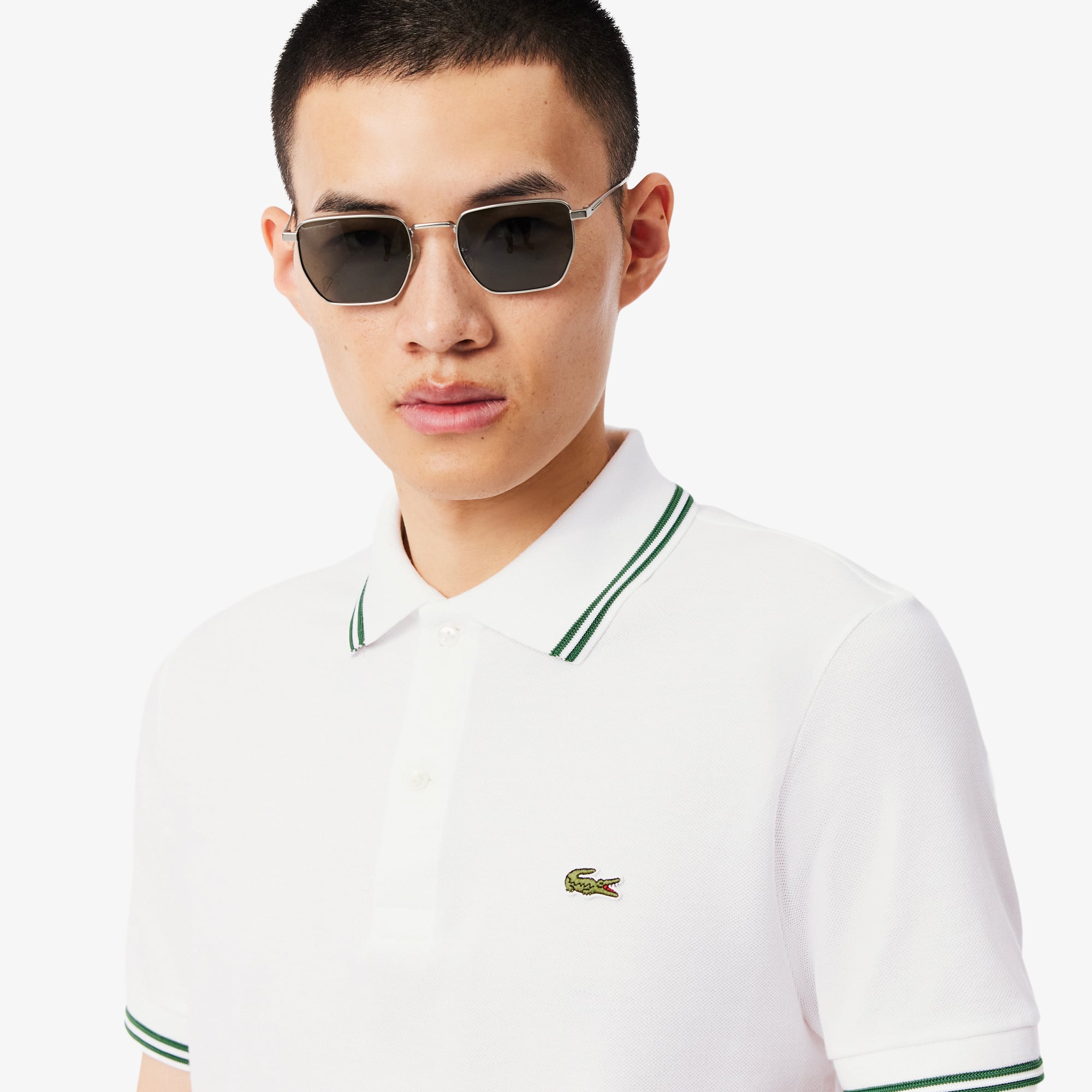 Áo Polo Lacoste Nam Dáng Suông Chất Liệu Petit Piqué L.12.12