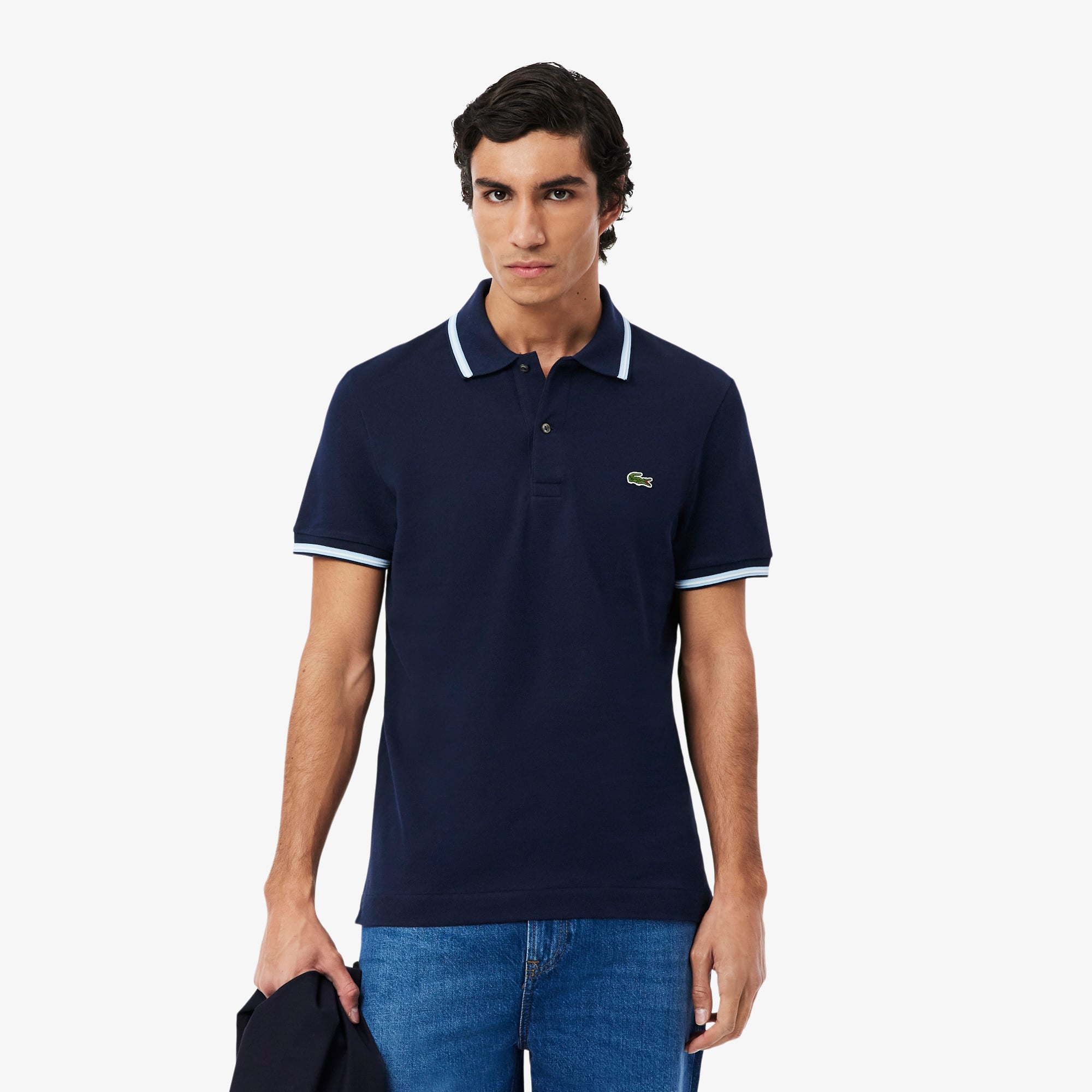 Áo Polo Lacoste Nam Dáng Suông Chất Liệu Petit Piqué L.12.12