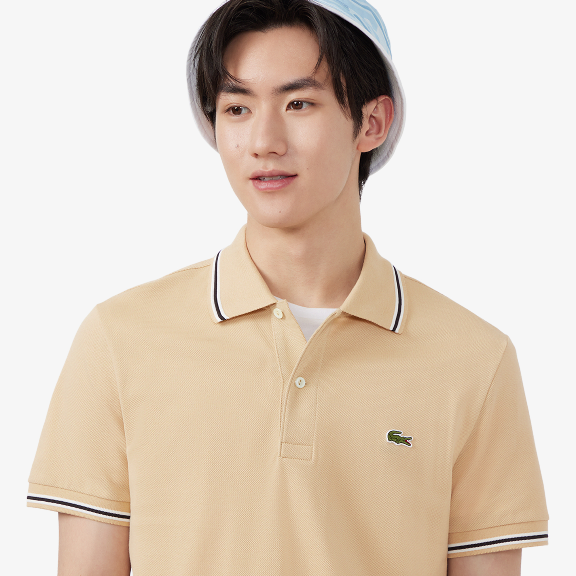 Áo Polo Lacoste Nam Dáng Suông Chất Liệu Petit Piqué L.12.12
