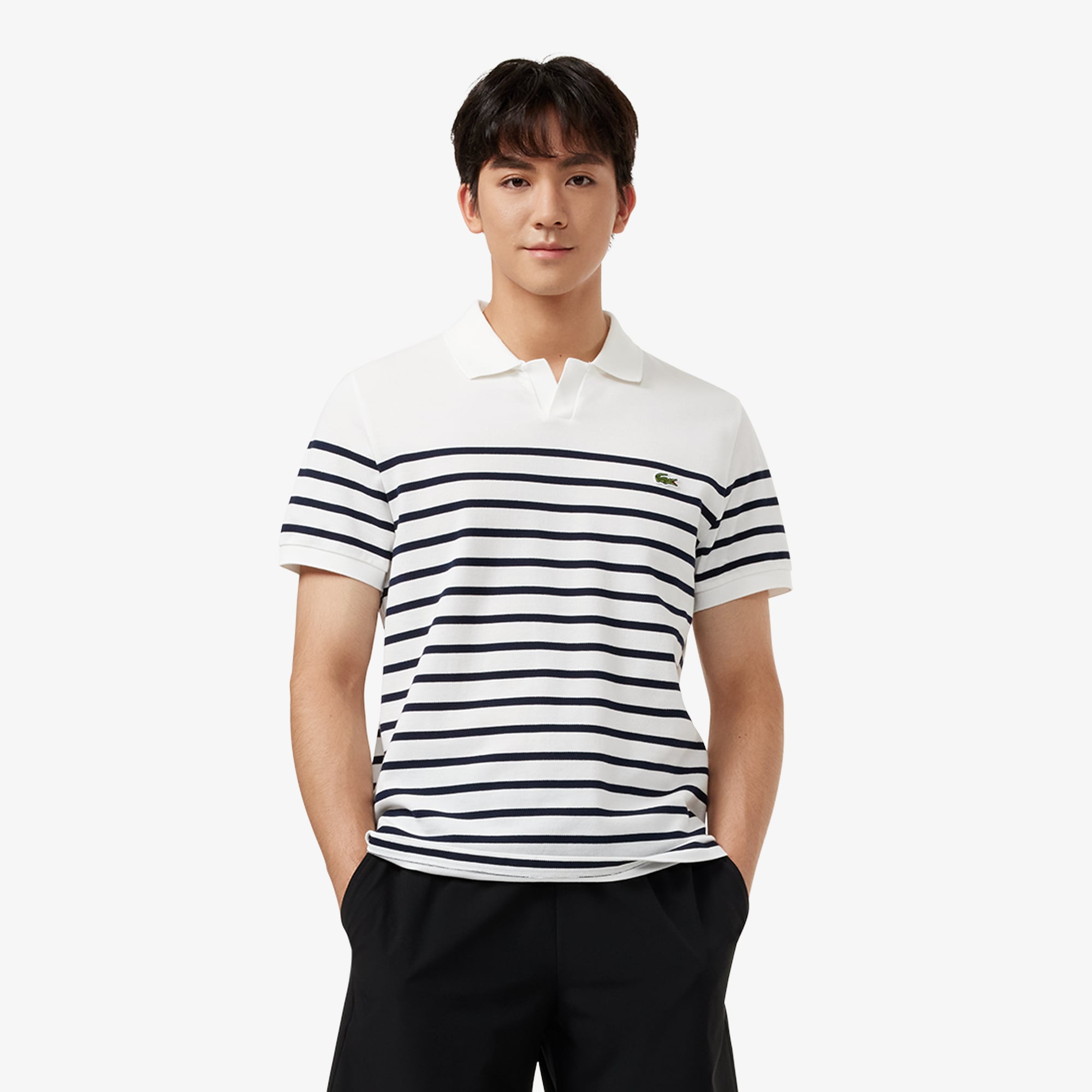 Áo Polo Lacoste Nam Họa Tiết Sọc