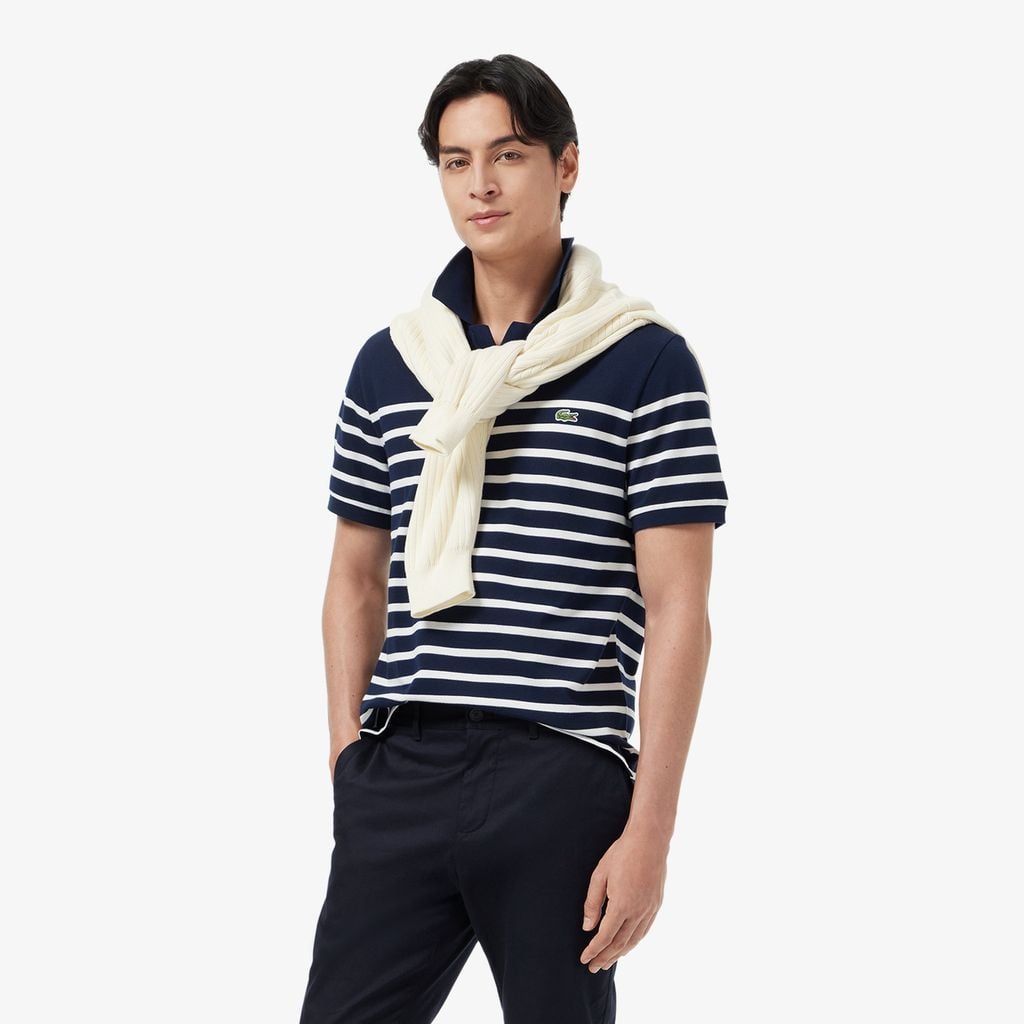Áo Polo Lacoste Nam Họa Tiết Sọc