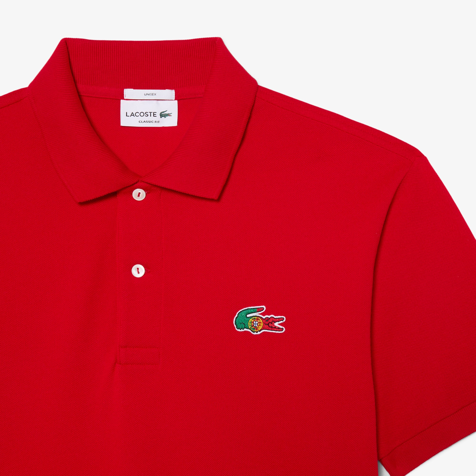 Áo Polo Lacoste Unisex  L.12.12 Original Portugal Edition Dáng Cổ Điển