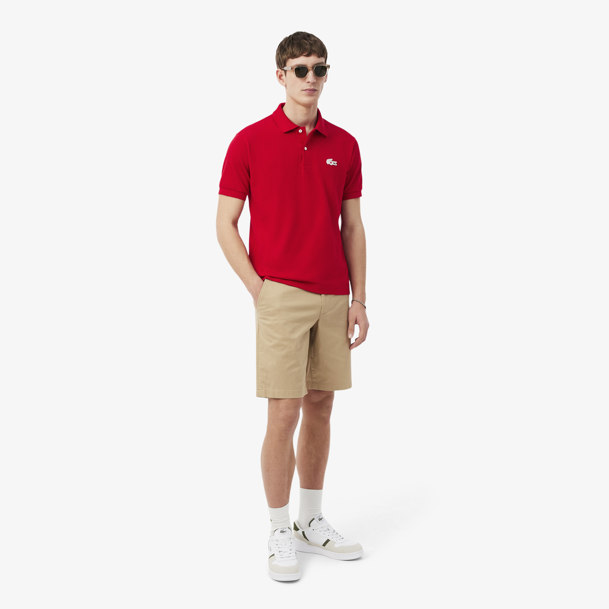 Áo Polo Lacoste Unisex  L.12.12 Original Canada Edition Dáng Cổ Điển