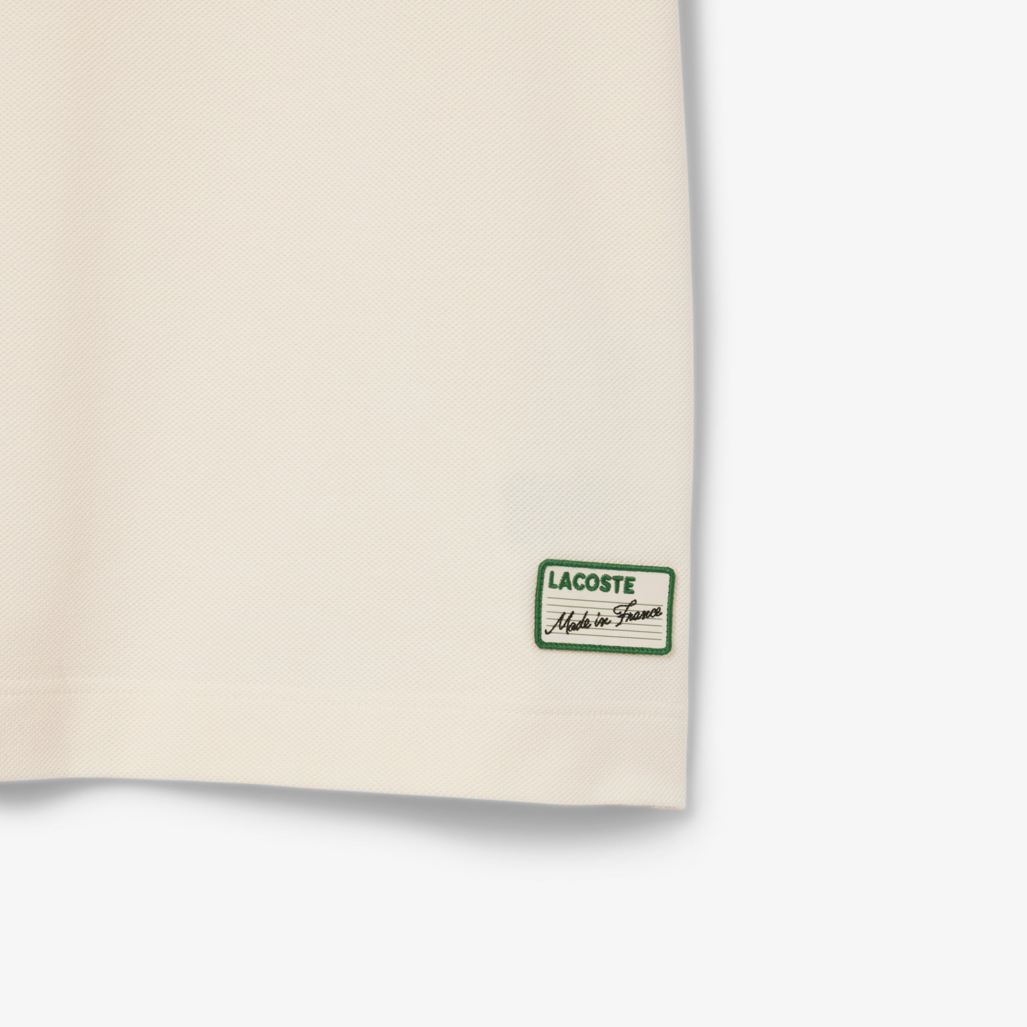 Áo Polo Lacoste Nam Dáng Cổ Điển Cổ Sọc Sản Xuất Tại Pháp