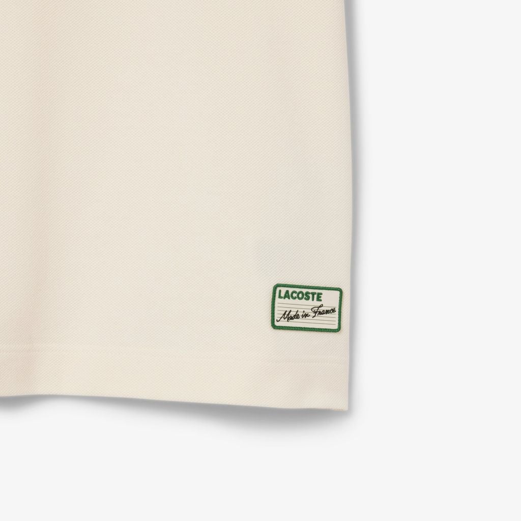 Áo Polo Lacoste Nam Dáng Cổ Điển Cổ Sọc Sản Xuất Tại Pháp
