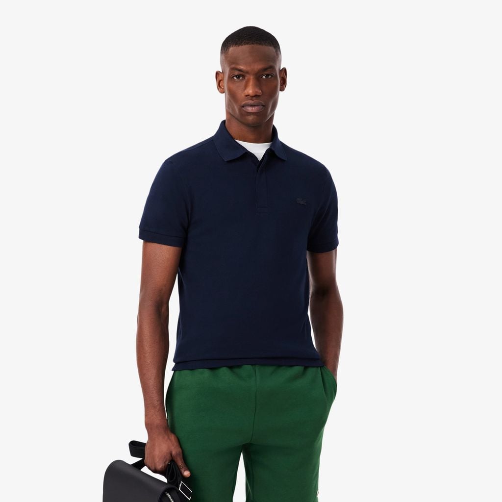 Áo Polo Lacoste Nam Paris Dáng Suông Piqué Co Dãn
