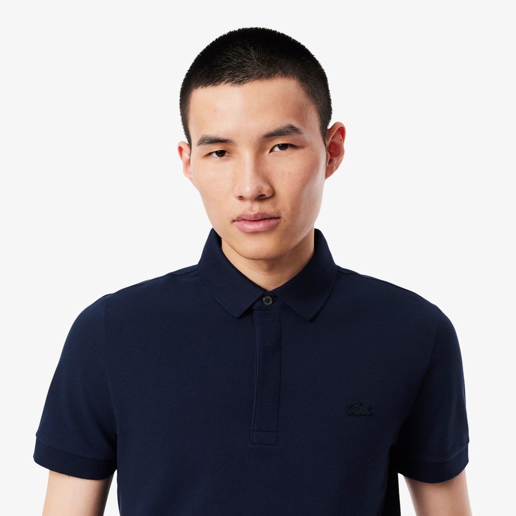 Áo Polo Lacoste Nam Paris Dáng Suông Piqué Co Dãn