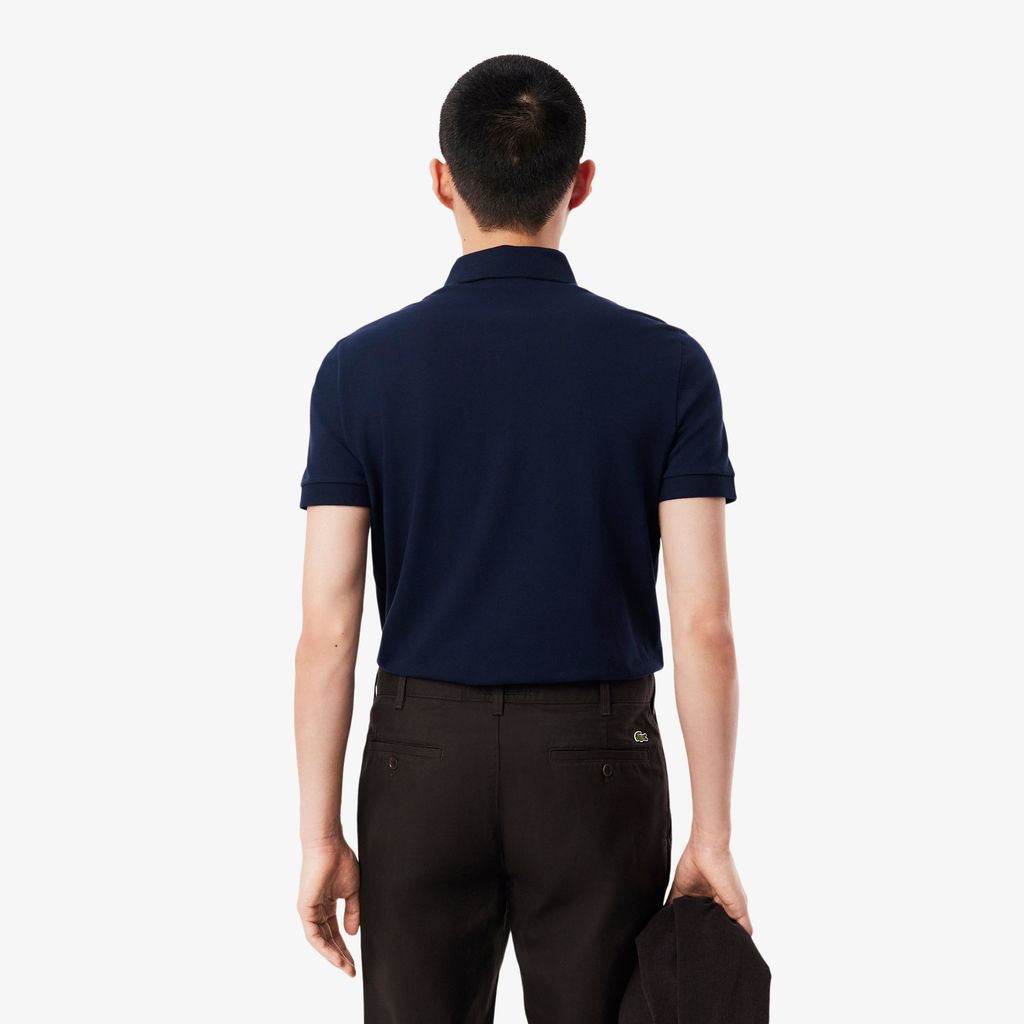 Áo Polo Lacoste Nam Paris Dáng Suông Piqué Co Dãn