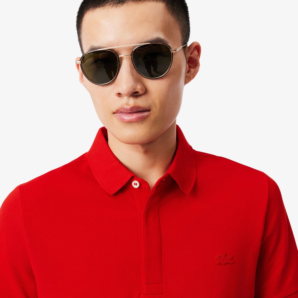 Áo Polo Lacoste Nam Paris Dáng Suông Piqué Co Dãn