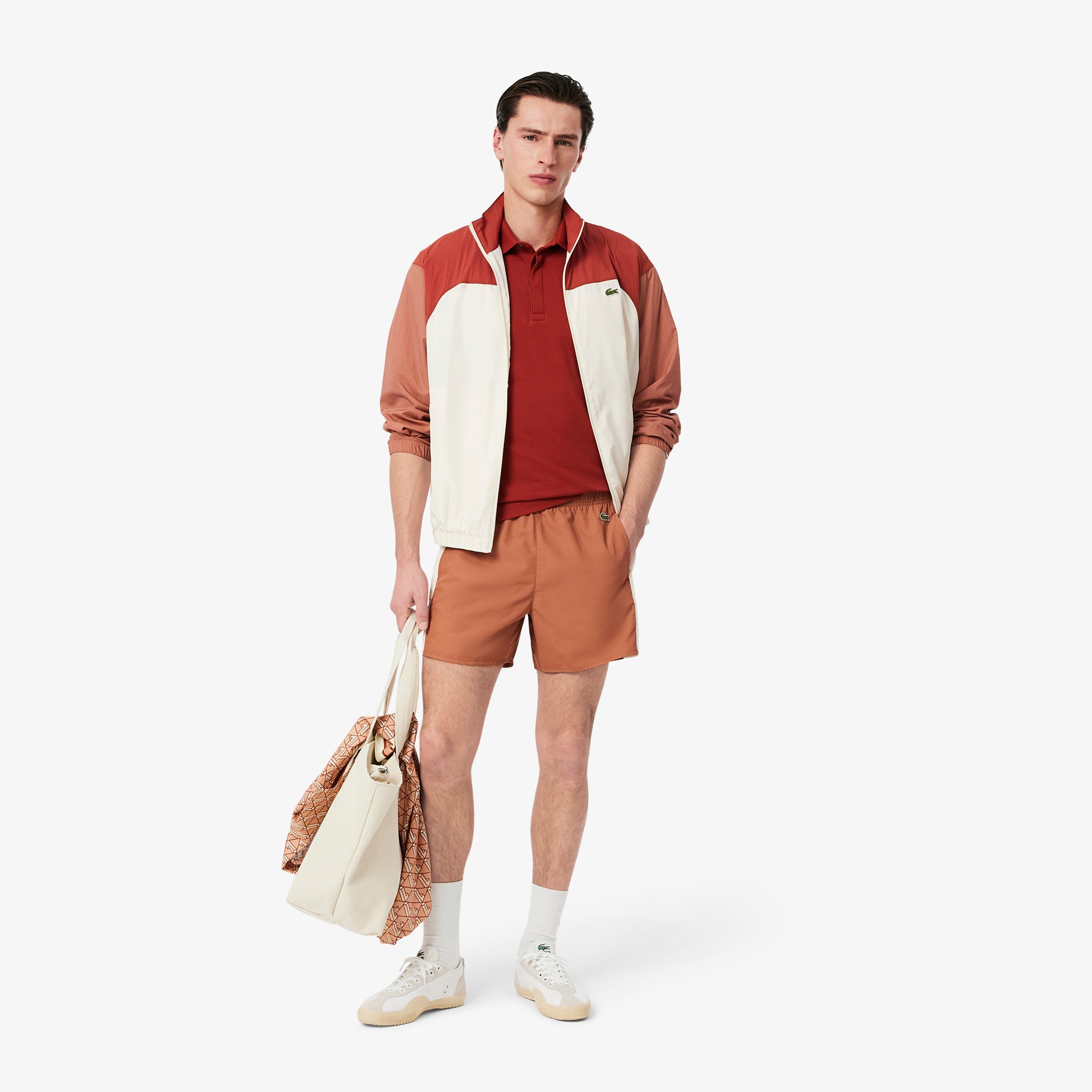 Áo Polo Lacoste Nam Paris Dáng Suông Piqué Co Dãn