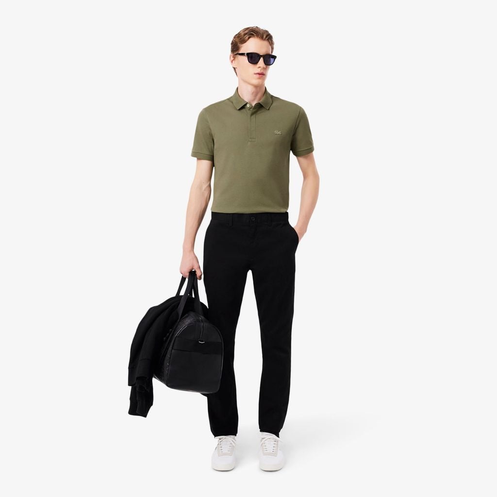 Áo Polo Lacoste Nam Paris Dáng Suông Piqué Co Dãn
