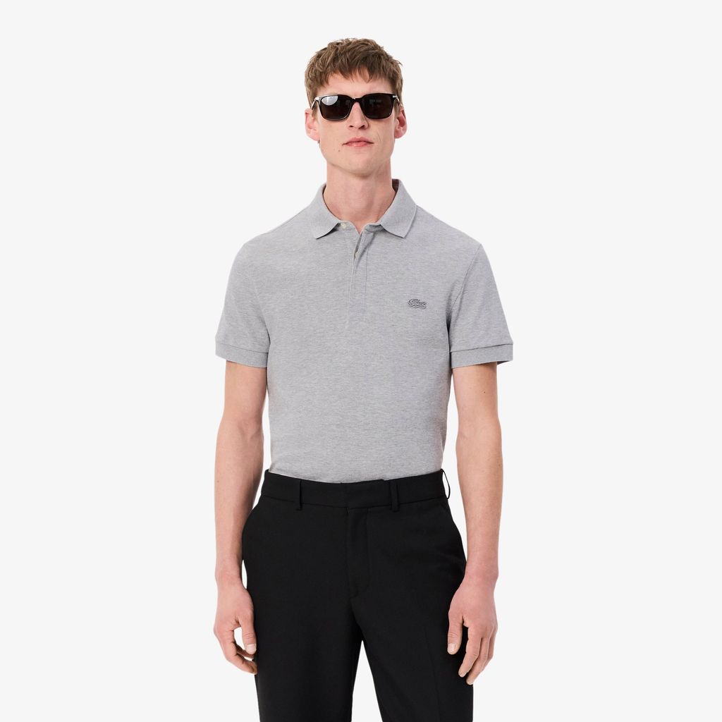 Áo Polo Lacoste Nam Paris Dáng Suông Piqué Co Dãn
