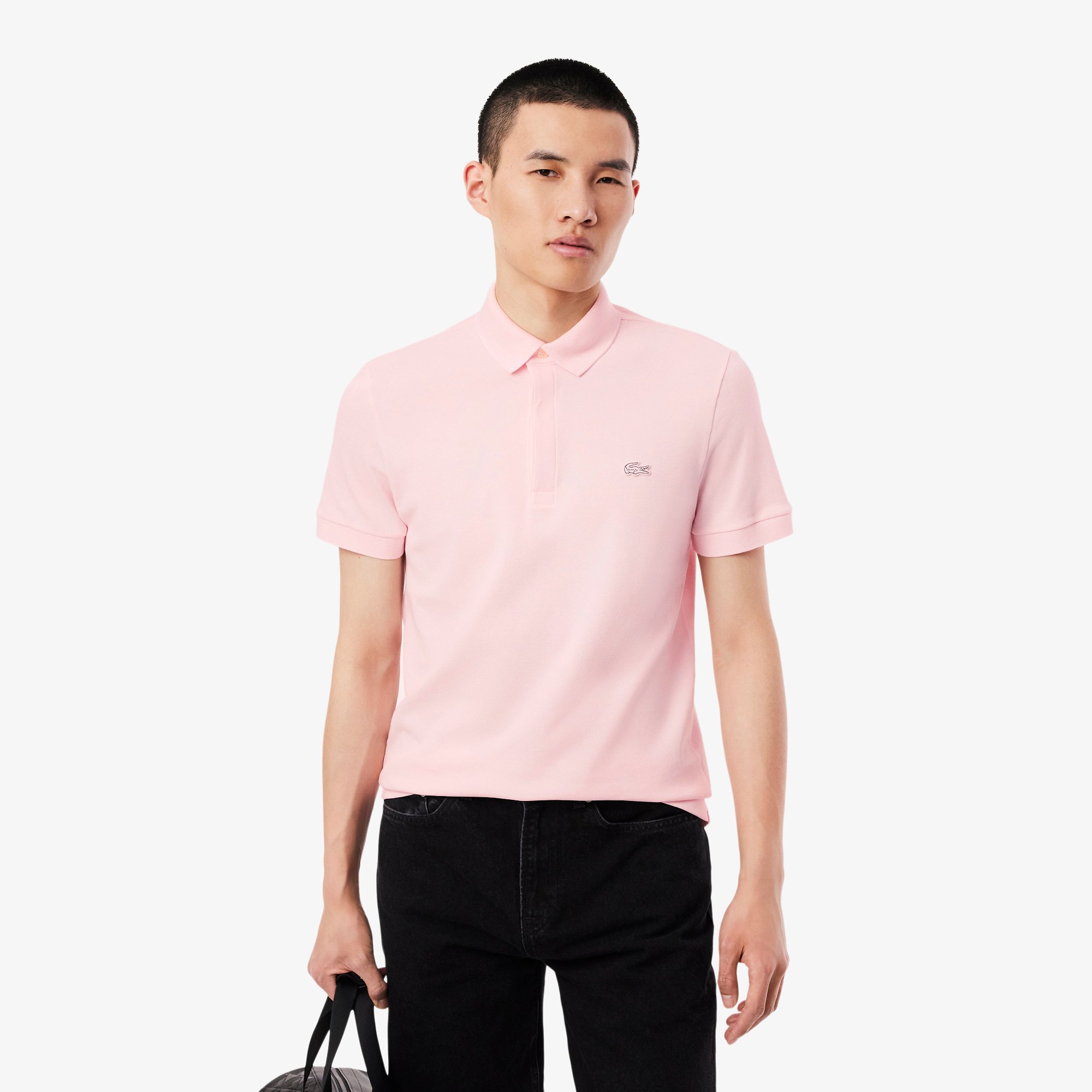 Áo Polo Lacoste Nam Paris Dáng Suông Piqué Co Dãn