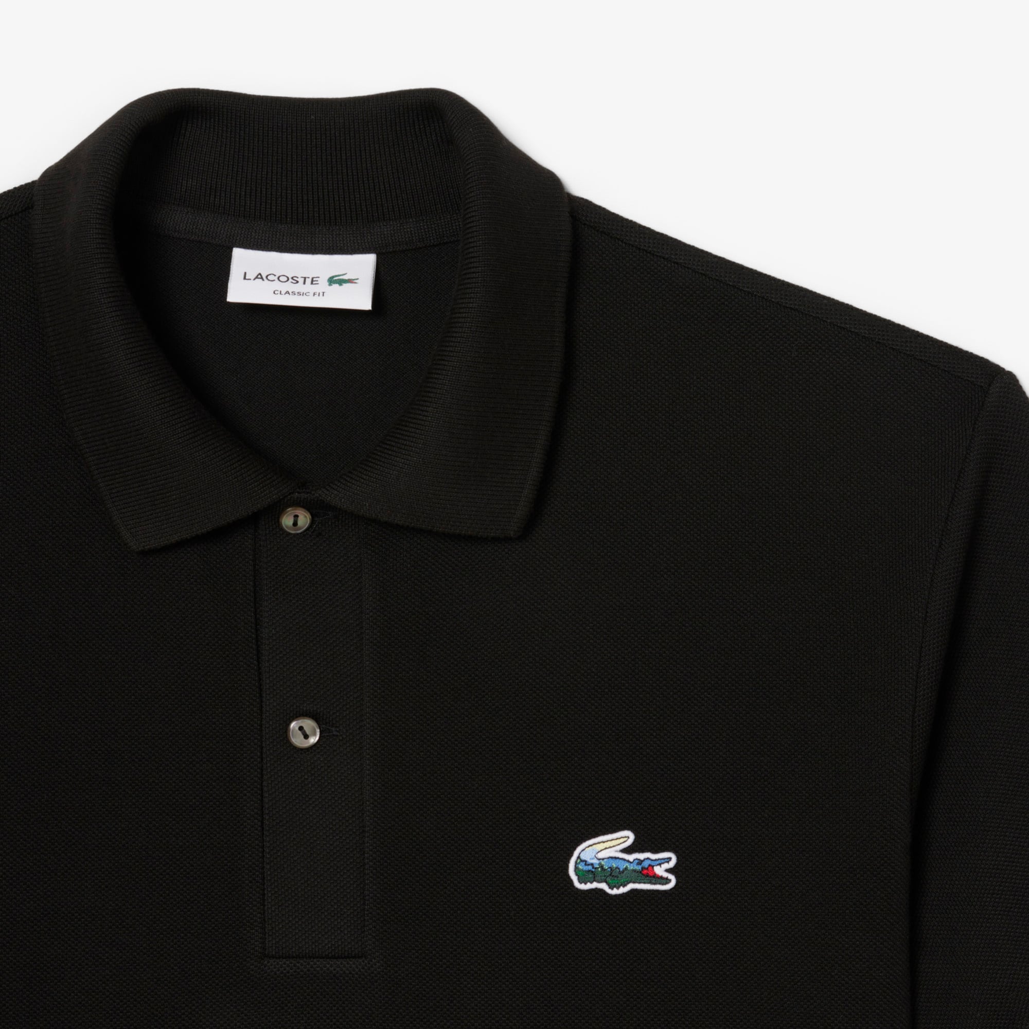 Áo Polo Lacoste Nam Dáng Cổ Điển Landscape Crocodile