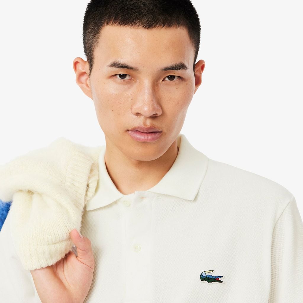Áo Polo Lacoste Nam Dáng Cổ Điển Landscape Crocodile