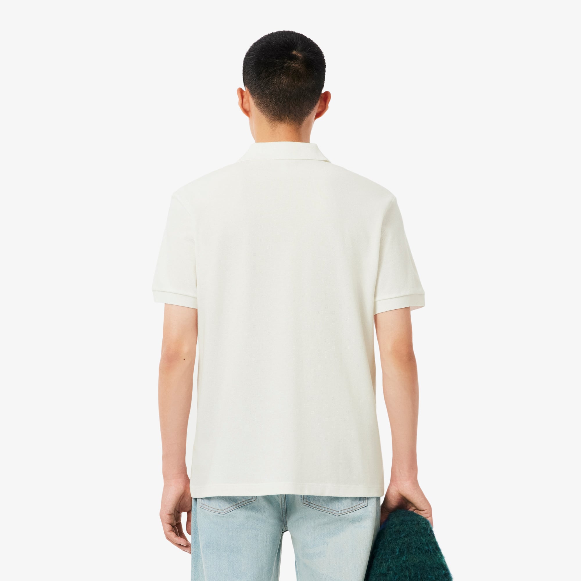 Áo Polo Lacoste Nam Dáng Cổ Điển Landscape Crocodile