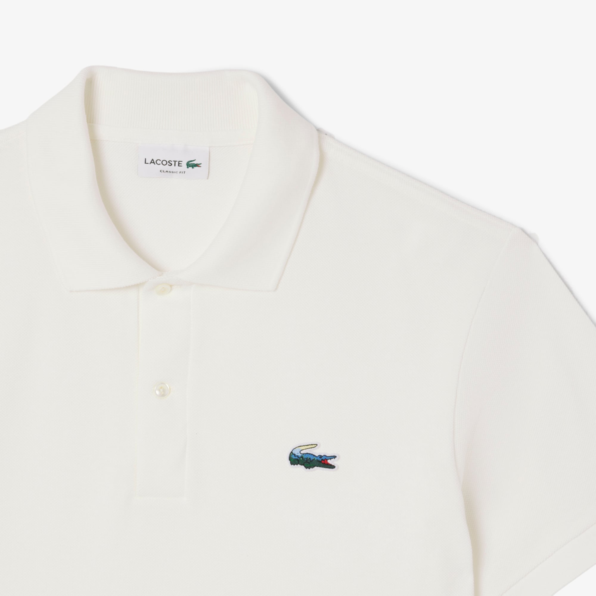Áo Polo Lacoste Nam Dáng Cổ Điển Landscape Crocodile