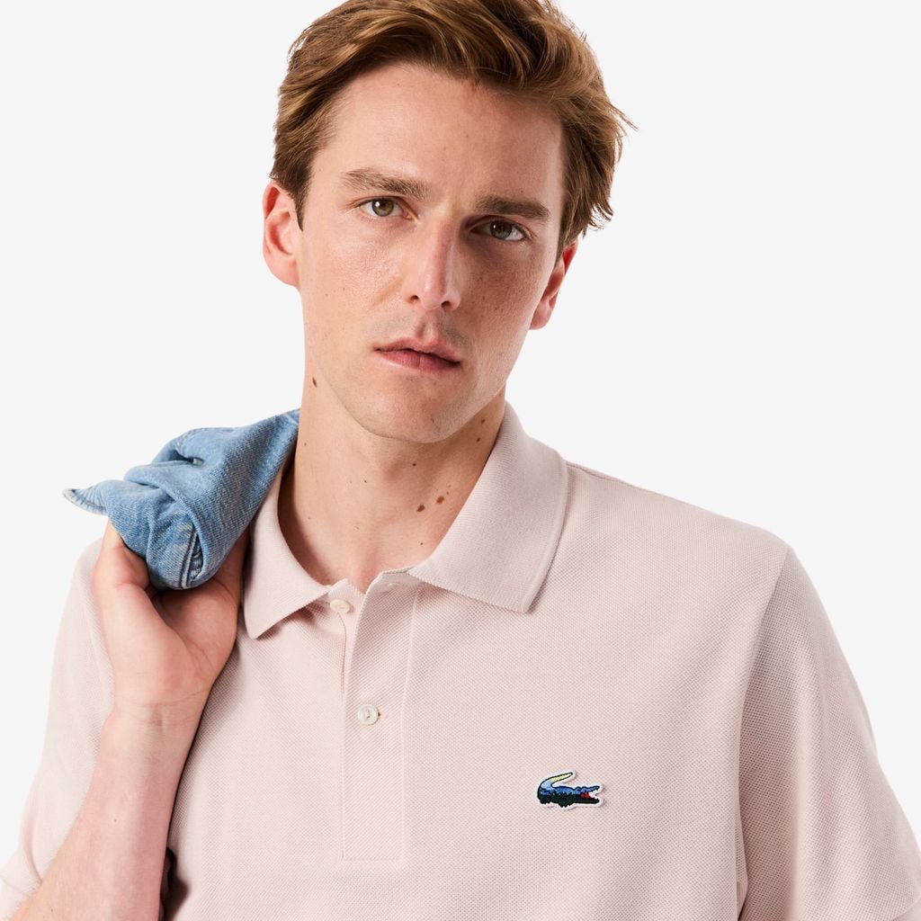 Áo Polo Lacoste Nam Dáng Cổ Điển Landscape Crocodile