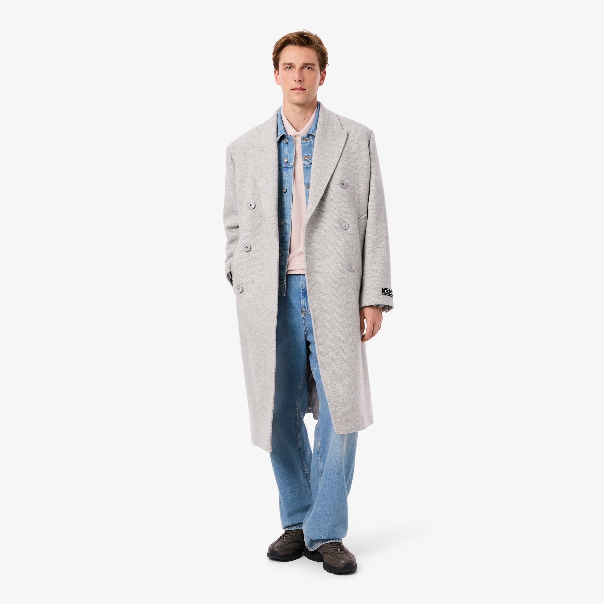 Áo Polo Lacoste Nam Dáng Cổ Điển Landscape Crocodile