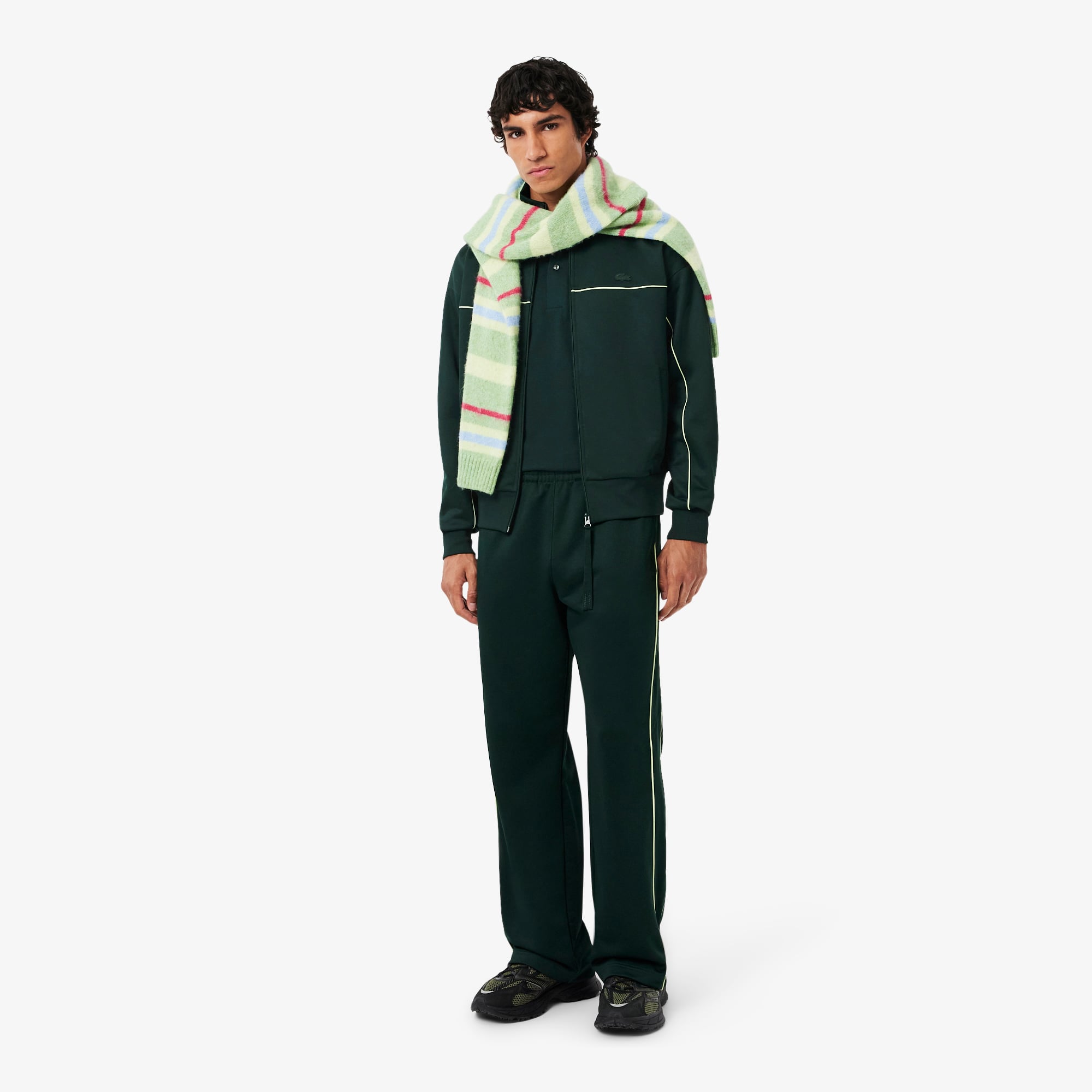 Áo Polo Lacoste Nam Dáng Cổ Điển Landscape Crocodile
