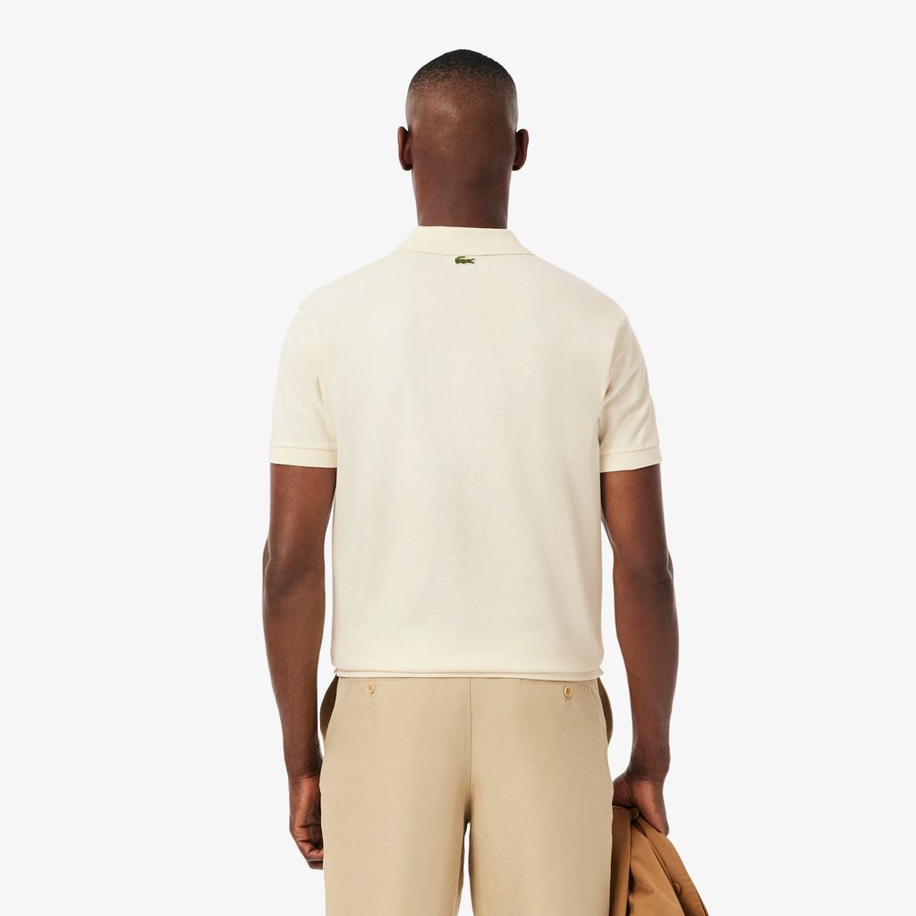 Áo Polo Lacoste Nam Dáng Cổ Điển Có Huy Hiệu Petit Piqué