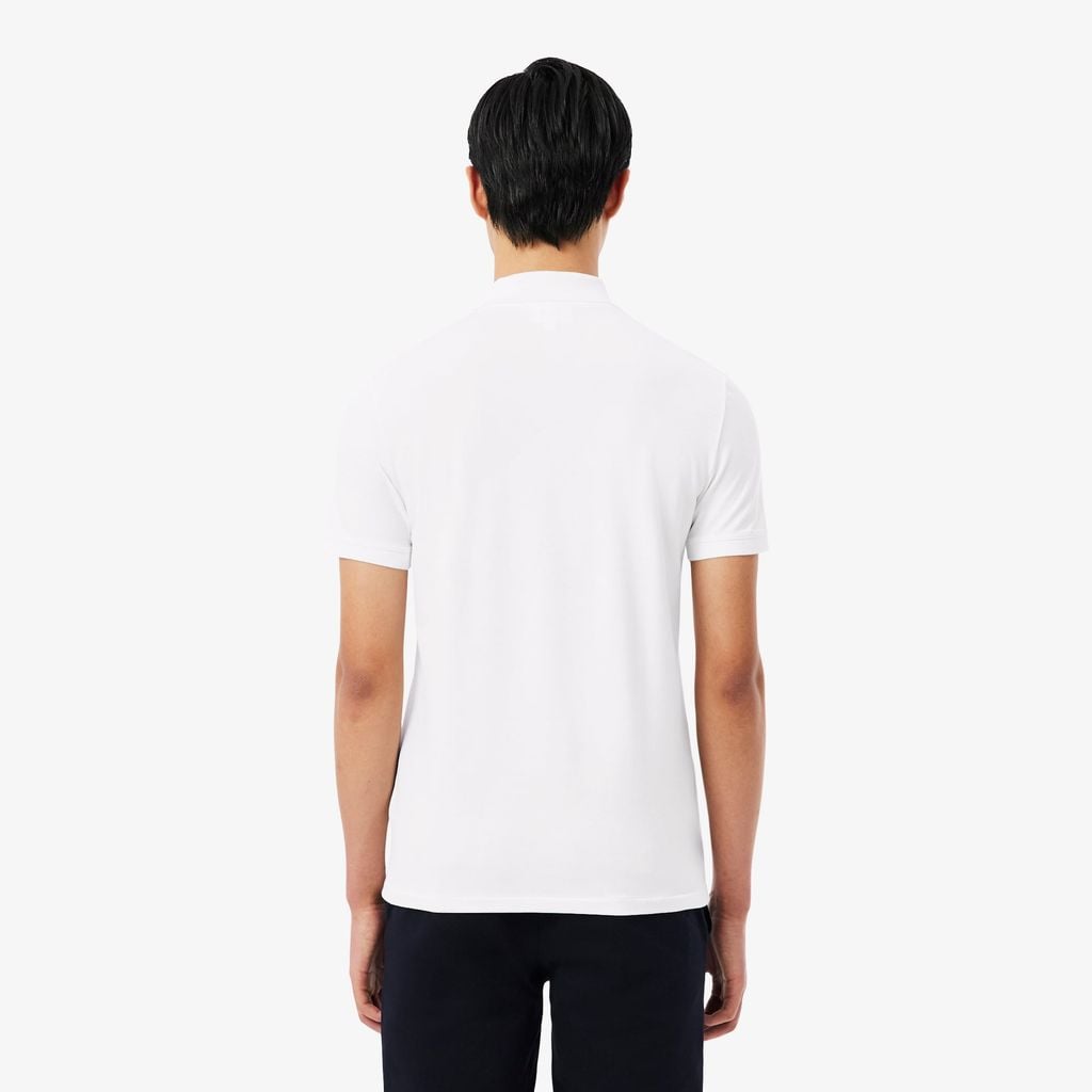 Áo Polo Lacoste Nam Ôm Dáng Chất Liệu Piqué Dệt Nổi Có Logo
