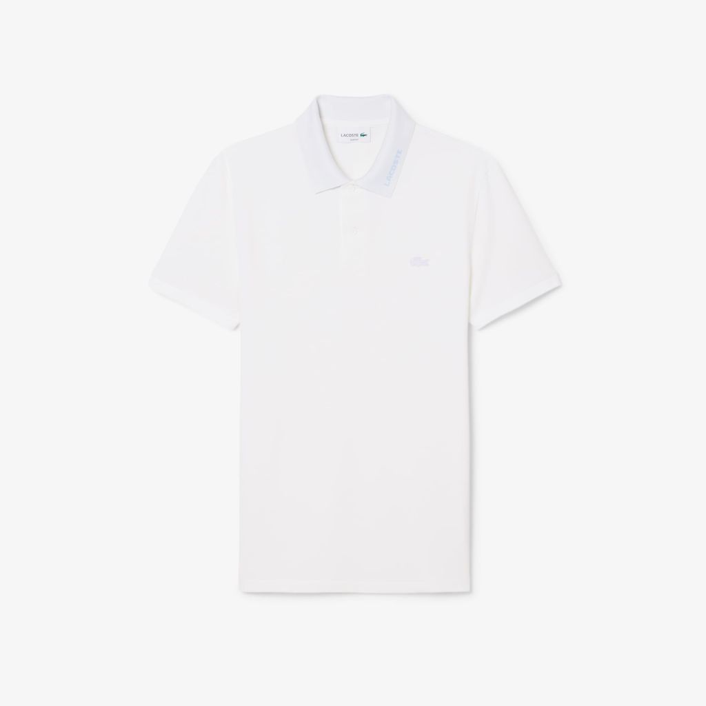 Áo Polo Lacoste Nam Ôm Dáng Chất Liệu Piqué Dệt Nổi Có Logo