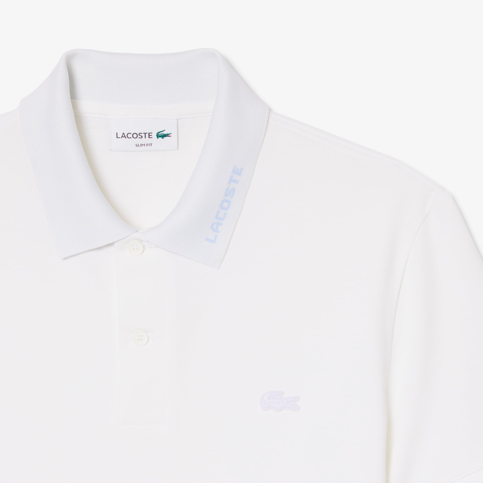Áo Polo Lacoste Nam Ôm Dáng Chất Liệu Piqué Dệt Nổi Có Logo