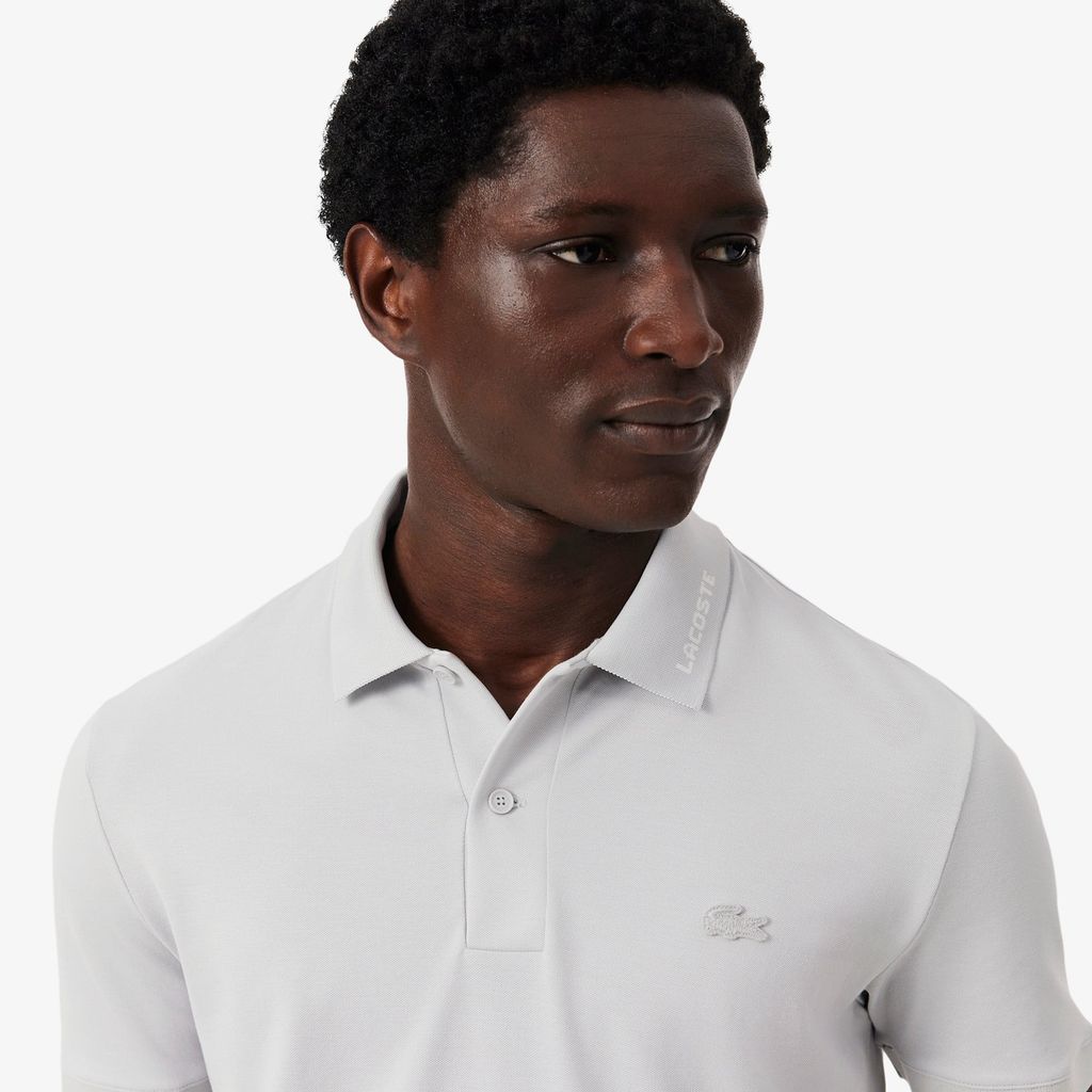 Áo Polo Lacoste Nam Ôm Dáng Chất Liệu Piqué Dệt Nổi Có Logo