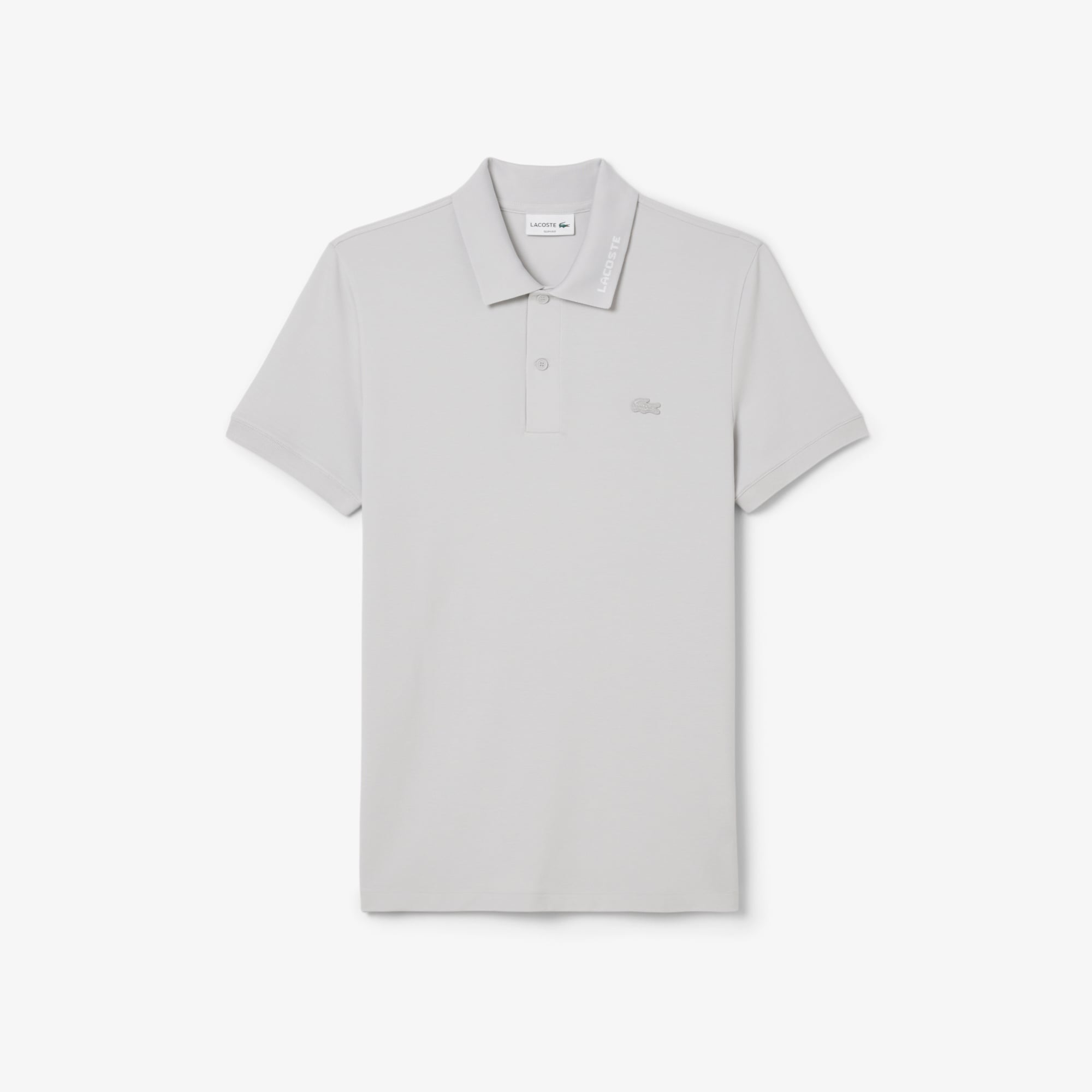 Áo Polo Lacoste Nam Ôm Dáng Chất Liệu Piqué Dệt Nổi Có Logo