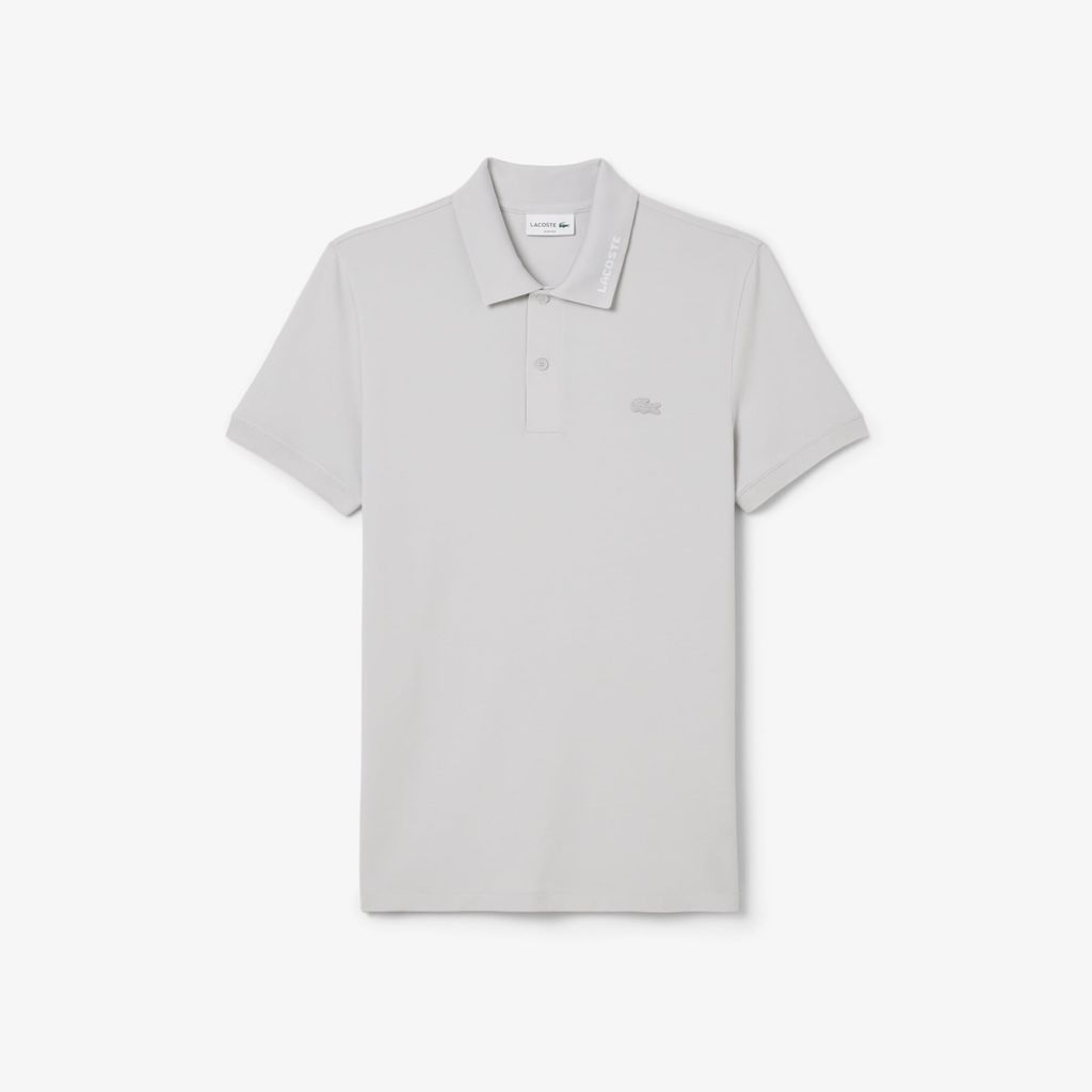 Áo Polo Lacoste Nam Ôm Dáng Chất Liệu Piqué Dệt Nổi Có Logo