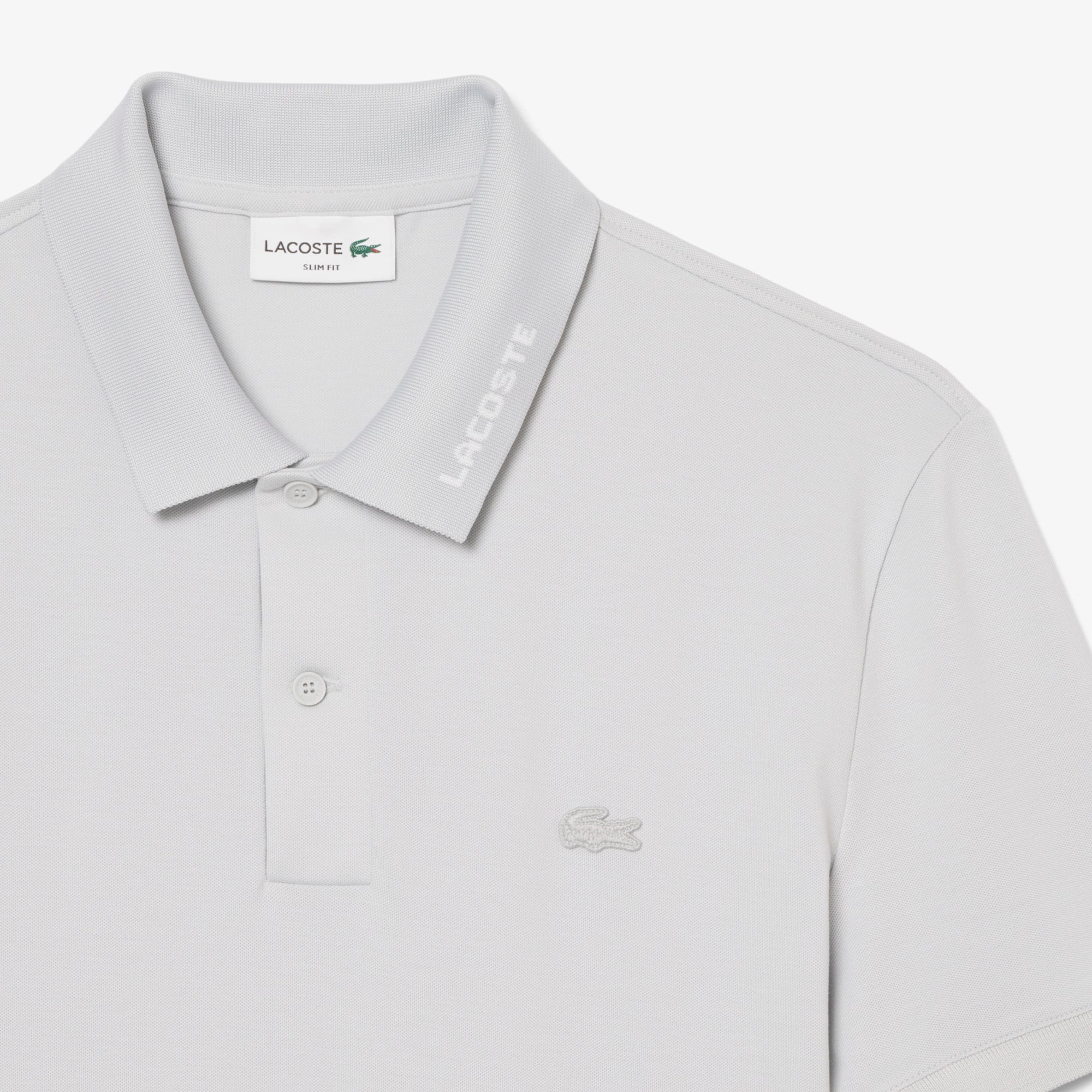 Áo Polo Lacoste Nam Ôm Dáng Chất Liệu Piqué Dệt Nổi Có Logo