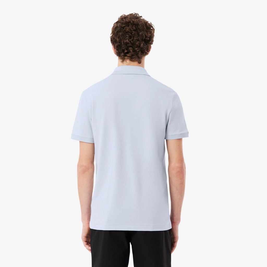 Áo Polo Lacoste Nam Ôm Dáng Chất Liệu Piqué Dệt Nổi Có Logo