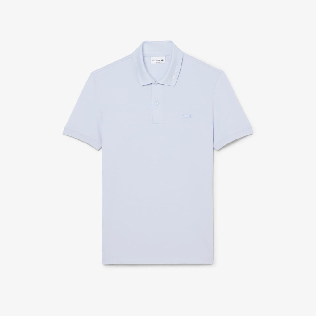 Áo Polo Lacoste Nam Ôm Dáng Chất Liệu Piqué Dệt Nổi Có Logo