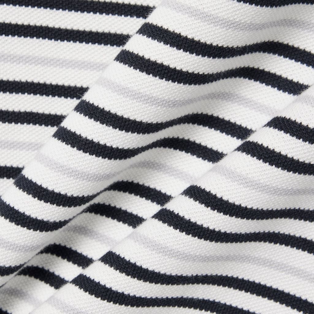 Áo Polo Lacoste Nam Dáng Cổ Điển Chất Liệu Petit Piqué Kẻ Sọc
