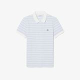 Áo Polo Lacoste Nam Dáng Cổ Điển Chất Liệu Petit Piqué Kẻ Sọc