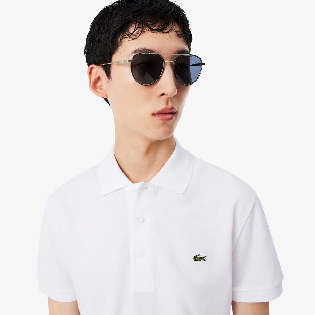 Áo Polo Lacoste Nam Piqué Ôm Dáng Co Dãn