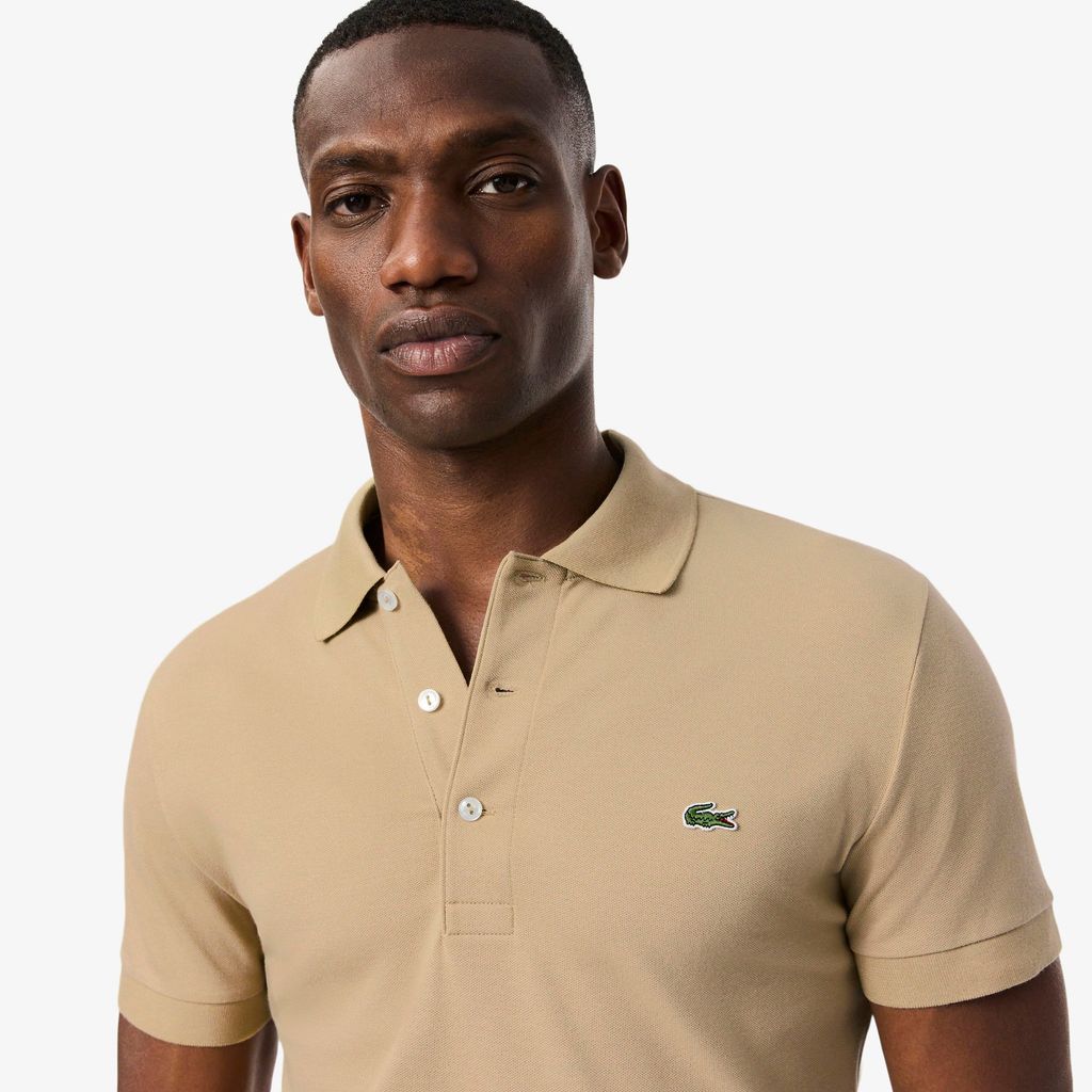 Áo Polo Lacoste Nam Piqué Ôm Dáng Co Dãn