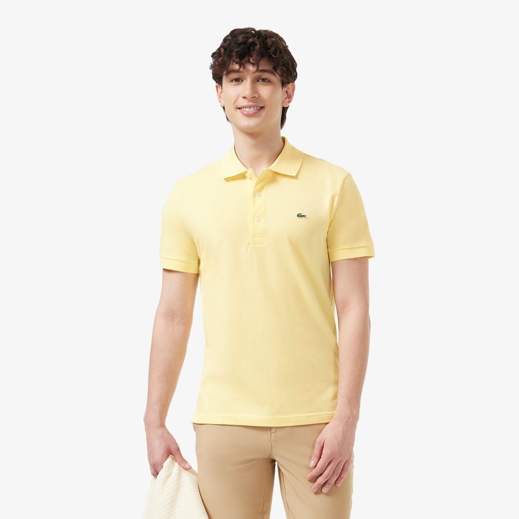 Áo Polo Lacoste Nam Piqué Ôm Dáng Co Dãn