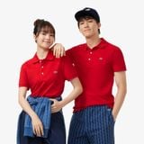 Áo Polo Lacoste Nam Piqué Ôm Dáng Co Dãn