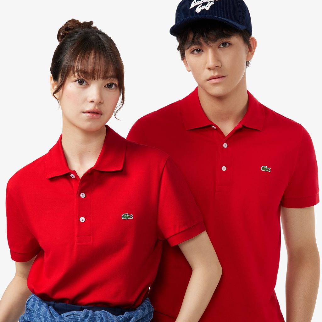 Áo Polo Lacoste Nam Piqué Ôm Dáng Co Dãn