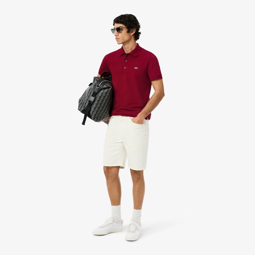 Áo Polo Lacoste Nam Piqué Ôm Dáng Co Dãn