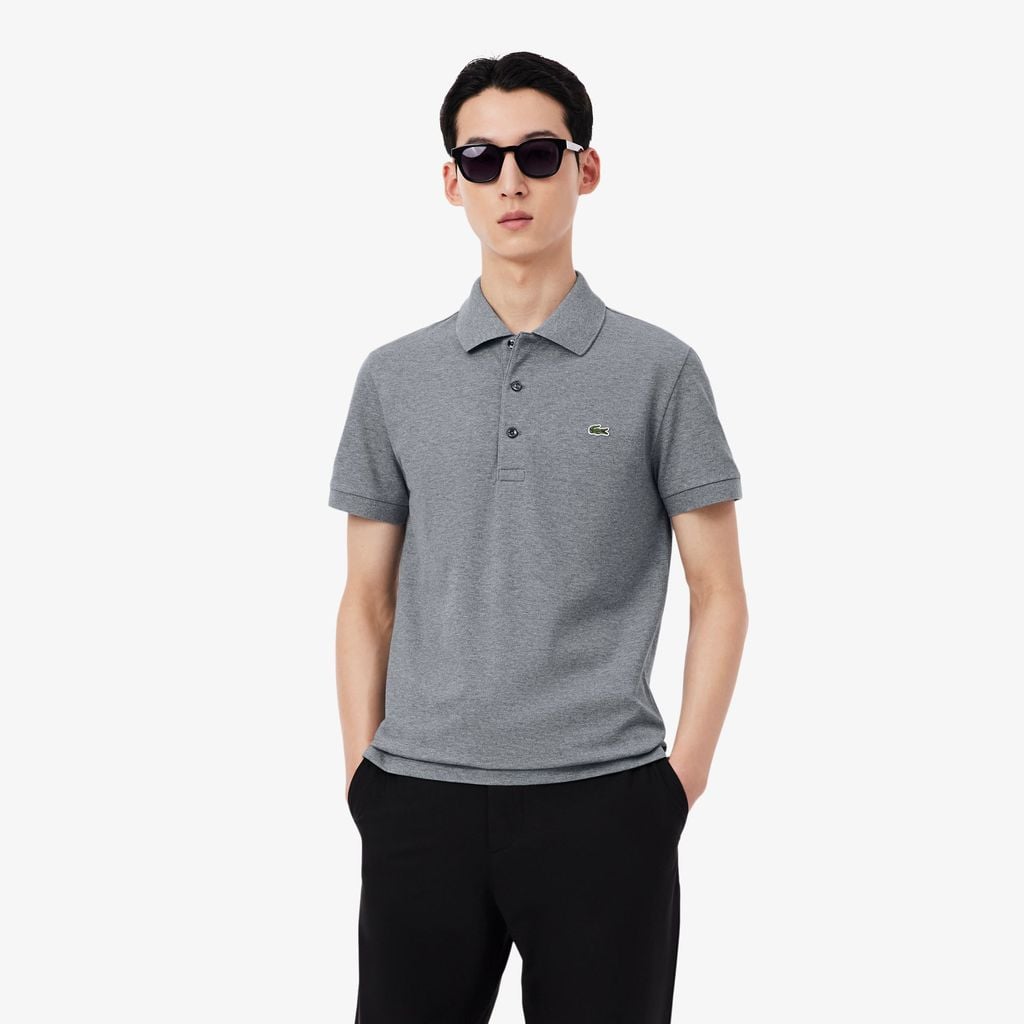 Áo Polo Lacoste Nam Piqué Ôm Dáng Co Dãn